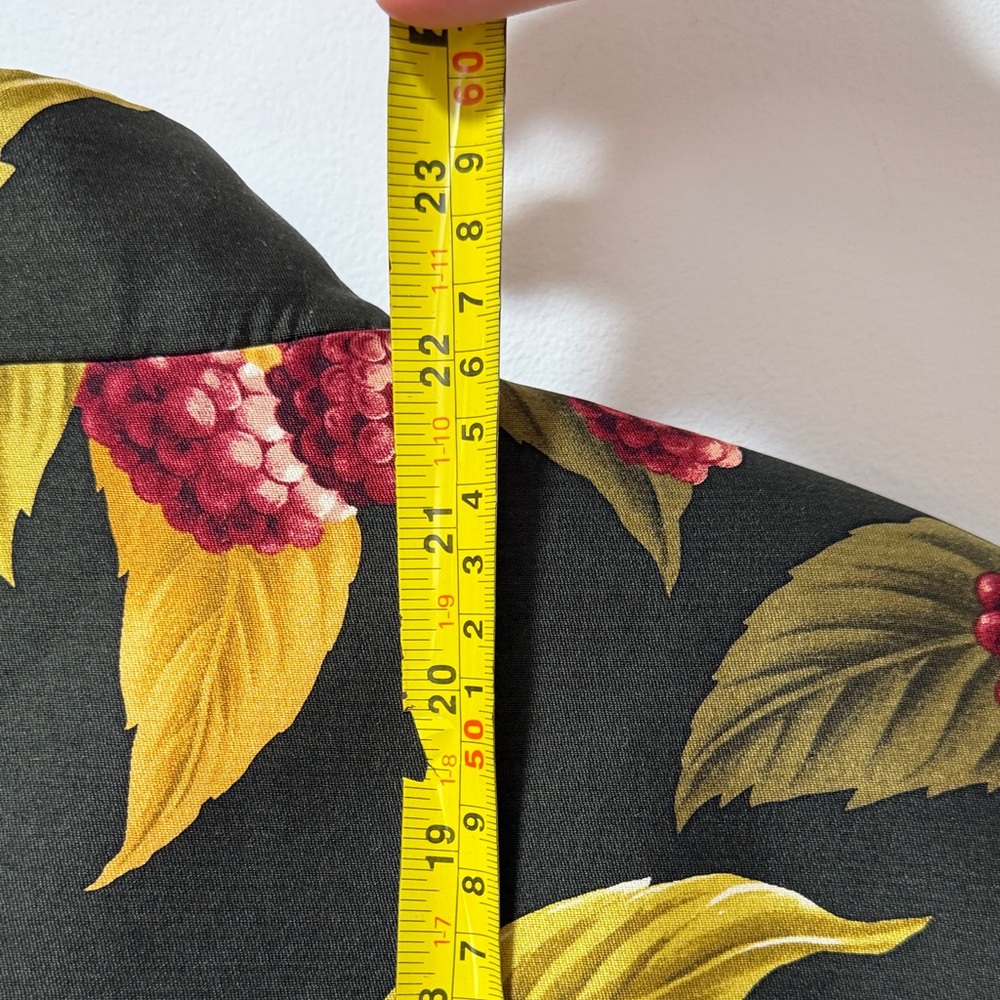 Linda Allard Ellen Tracy Women’s Fruit Silk Wool Berry Blazer Jacket 14P‎ Artsy - Picture 8 of 8